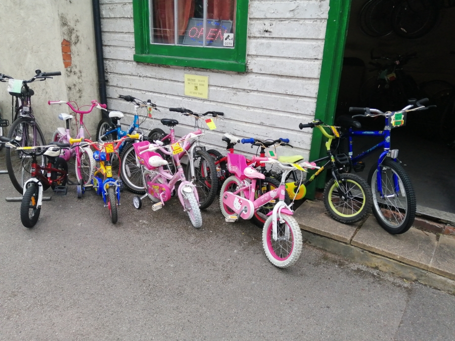 20" 16" and 14" bikes some with stabilisers for boys and girls - Click Image to Close