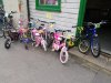 20" 16" and 14" bikes some with stabilisers for boys and girls